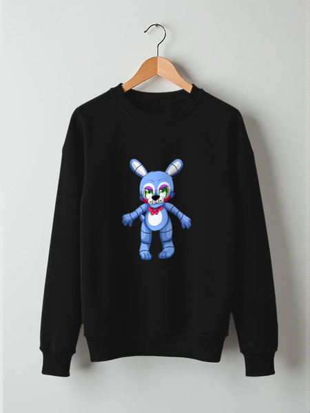 Заказать свитшот в Москве. Свитшот унисекс хлопковый Shadow Bonnie (Пять ночей у Фредди) от cherdantcev - готовые дизайны и нанесение принтов.