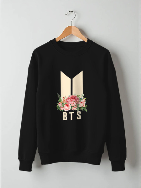 Заказать свитшот в Москве. Свитшот унисекс хлопковый BTS (k-pop)  от geekbox - готовые дизайны и нанесение принтов.