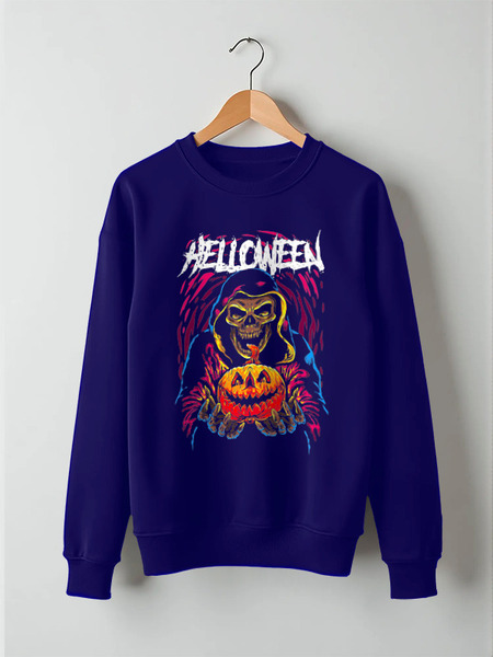 Заказать свитшот в Москве. Свитшот унисекс хлопковый ☠ HalloweeN ☠ от balden - готовые дизайны и нанесение принтов.