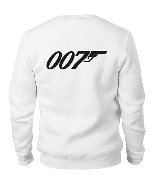 Заказать свитшот в Москве. Свитшот унисекс хлопковый James Bond от Leichenwagen - готовые дизайны и нанесение принтов.