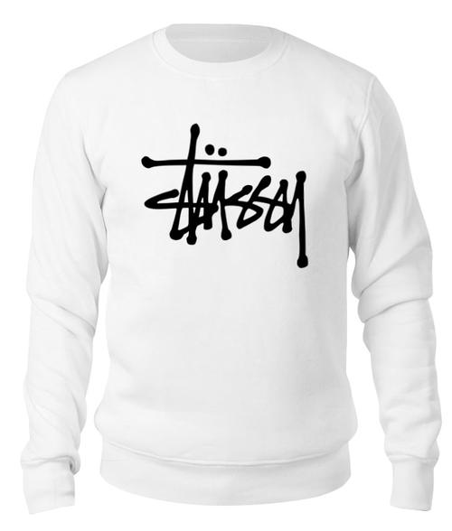 Заказать свитшот в Москве. Свитшот унисекс хлопковый Stussy от DESIGNER   - готовые дизайны и нанесение принтов.