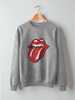 Заказать свитшот в Москве. Свитшот унисекс хлопковый Rolling Stones от geekbox - готовые дизайны и нанесение принтов.