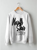 Заказать свитшот в Москве. Свитшот унисекс хлопковый North Star Flava от northstarshop@mail.ru - готовые дизайны и нанесение принтов.