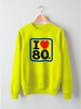 Заказать свитшот в Москве. Свитшот унисекс хлопковый I LOVE 80'S от balden - готовые дизайны и нанесение принтов.