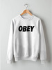 Заказать свитшот в Москве. Свитшот унисекс хлопковый OBEY  от DESIGNER   - готовые дизайны и нанесение принтов.