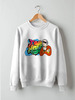 Заказать свитшот в Москве. Свитшот унисекс хлопковый Т2 I Love MSU (Bright) от AR Print - готовые дизайны и нанесение принтов.