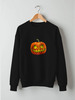 Заказать свитшот в Москве. Свитшот унисекс хлопковый glowing pumpkin от queen  - готовые дизайны и нанесение принтов.
