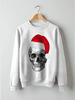 Заказать свитшот в Москве. Свитшот унисекс хлопковый SKULL Happy New Year от balden - готовые дизайны и нанесение принтов.
