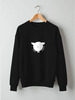 Заказать свитшот в Москве. Свитшот унисекс хлопковый Round Sheep Black от Ugen - готовые дизайны и нанесение принтов.