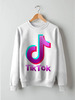 Заказать свитшот в Москве. Свитшот унисекс хлопковый TIK TOK (Tik Tok video) от vista12761@rambler.ru - готовые дизайны и нанесение принтов.