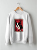 Заказать свитшот в Москве. Свитшот унисекс хлопковый Boston Terrier от Pinky-Winky - готовые дизайны и нанесение принтов.