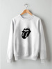 Заказать свитшот в Москве. Свитшот унисекс хлопковый Rolling Stones (Black) от originals - готовые дизайны и нанесение принтов.