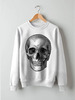Заказать свитшот в Москве. Свитшот унисекс хлопковый SKULL (dollar) от balden - готовые дизайны и нанесение принтов.