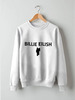 Заказать свитшот в Москве. Свитшот унисекс хлопковый Billie Eilish от DESIGNER   - готовые дизайны и нанесение принтов.