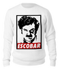 Заказать свитшот в Москве. Свитшот унисекс хлопковый Pablo Escobar  от ПРИНТЫ ПЕЧАТЬ  - готовые дизайны и нанесение принтов.