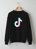 Заказать свитшот в Москве. Свитшот унисекс хлопковый TikTok  от DESIGNER   - готовые дизайны и нанесение принтов.