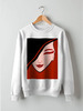 Заказать свитшот в Москве. Свитшот унисекс хлопковый fashion art red от Aidizaina  - готовые дизайны и нанесение принтов.