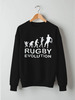 Заказать свитшот в Москве. Свитшот унисекс хлопковый Rugby evolution от Rugby  Man - готовые дизайны и нанесение принтов.