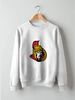 Заказать свитшот в Москве. Свитшот унисекс хлопковый Ottawa Senators от dobryidesign - готовые дизайны и нанесение принтов.