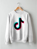 Заказать свитшот в Москве. Свитшот унисекс хлопковый TikTok  от DESIGNER   - готовые дизайны и нанесение принтов.