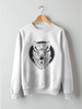 Заказать свитшот в Москве. Свитшот унисекс хлопковый Волк Этник от ingenervolos@gmail.com - готовые дизайны и нанесение принтов.
