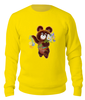 Заказать свитшот в Москве. Свитшот унисекс хлопковый Олимпийский мишка     от T-shirt print  - готовые дизайны и нанесение принтов.