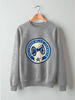Заказать свитшот в Москве. Свитшот унисекс хлопковый Columbus Blue Jackets от dobryidesign - готовые дизайны и нанесение принтов.