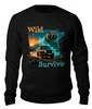 Заказать свитшот в Москве. Свитшот унисекс хлопковый Wild Survive Дух Тайги Тотем Медведя от Рина Феникс - готовые дизайны и нанесение принтов.