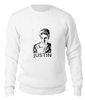 Заказать свитшот в Москве. Свитшот унисекс хлопковый Justin Bieber  от cherdantcev - готовые дизайны и нанесение принтов.