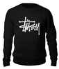 Заказать свитшот в Москве. Свитшот унисекс хлопковый Stussy от DESIGNER   - готовые дизайны и нанесение принтов.
