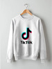 Заказать свитшот в Москве. Свитшот унисекс хлопковый TikTok  от DESIGNER   - готовые дизайны и нанесение принтов.