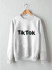 Заказать свитшот в Москве. Свитшот унисекс хлопковый TikTok  от DESIGNER   - готовые дизайны и нанесение принтов.