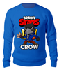 Заказать свитшот в Москве. Свитшот унисекс хлопковый BRAWL STARS CROW от geekbox - готовые дизайны и нанесение принтов.