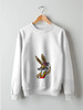 Заказать свитшот в Москве. Свитшот унисекс хлопковый Bugs Bunny_woman от Printio - готовые дизайны и нанесение принтов.