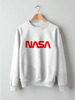 Заказать свитшот в Москве. Свитшот унисекс хлопковый NASA  от DESIGNER   - готовые дизайны и нанесение принтов.