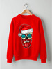 Заказать свитшот в Москве. Свитшот унисекс хлопковый SkullSanta от balden - готовые дизайны и нанесение принтов.
