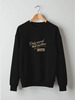 Заказать свитшот в Москве. Свитшот унисекс хлопковый WDNH Records black sweatshirt от Alcochat - готовые дизайны и нанесение принтов.