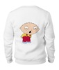 Заказать свитшот в Москве. Свитшот унисекс хлопковый Stewie Griffin Fan Mad от nick - готовые дизайны и нанесение принтов.