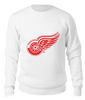 Заказать свитшот в Москве. Свитшот унисекс хлопковый Red Wings от BURNSHIRTS - готовые дизайны и нанесение принтов.