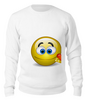 Заказать свитшот в Москве. Свитшот унисекс хлопковый "Smiley" от Abstractiya - готовые дизайны и нанесение принтов.