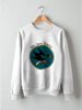 Заказать свитшот в Москве. Свитшот унисекс хлопковый San Jose Sharks от kspsshop - готовые дизайны и нанесение принтов.