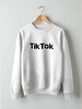 Заказать свитшот в Москве. Свитшот унисекс хлопковый TikTok  от DESIGNER   - готовые дизайны и нанесение принтов.