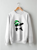Заказать свитшот в Москве. Свитшот унисекс хлопковый Dab Panda  от DESIGNER   - готовые дизайны и нанесение принтов.