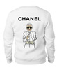 Заказать свитшот в Москве. Свитшот унисекс хлопковый Chanel от Leichenwagen - готовые дизайны и нанесение принтов.