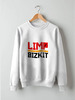 Заказать свитшот в Москве. Свитшот унисекс хлопковый Limp Bizkit от BURNSHIRTS - готовые дизайны и нанесение принтов.