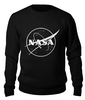 Заказать свитшот в Москве. Свитшот унисекс хлопковый NASA  от DESIGNER   - готовые дизайны и нанесение принтов.