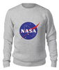 Заказать свитшот в Москве. Свитшот унисекс хлопковый NASA | НАСА от The Spaceway  - готовые дизайны и нанесение принтов.