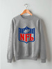Заказать свитшот в Москве. Свитшот унисекс хлопковый NFL от Weed Stuff`a - готовые дизайны и нанесение принтов.