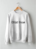 Заказать свитшот в Москве. Свитшот унисекс хлопковый Billie Eilish от DESIGNER   - готовые дизайны и нанесение принтов.