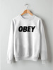 Заказать свитшот в Москве. Свитшот унисекс хлопковый OBEY  от DESIGNER   - готовые дизайны и нанесение принтов.